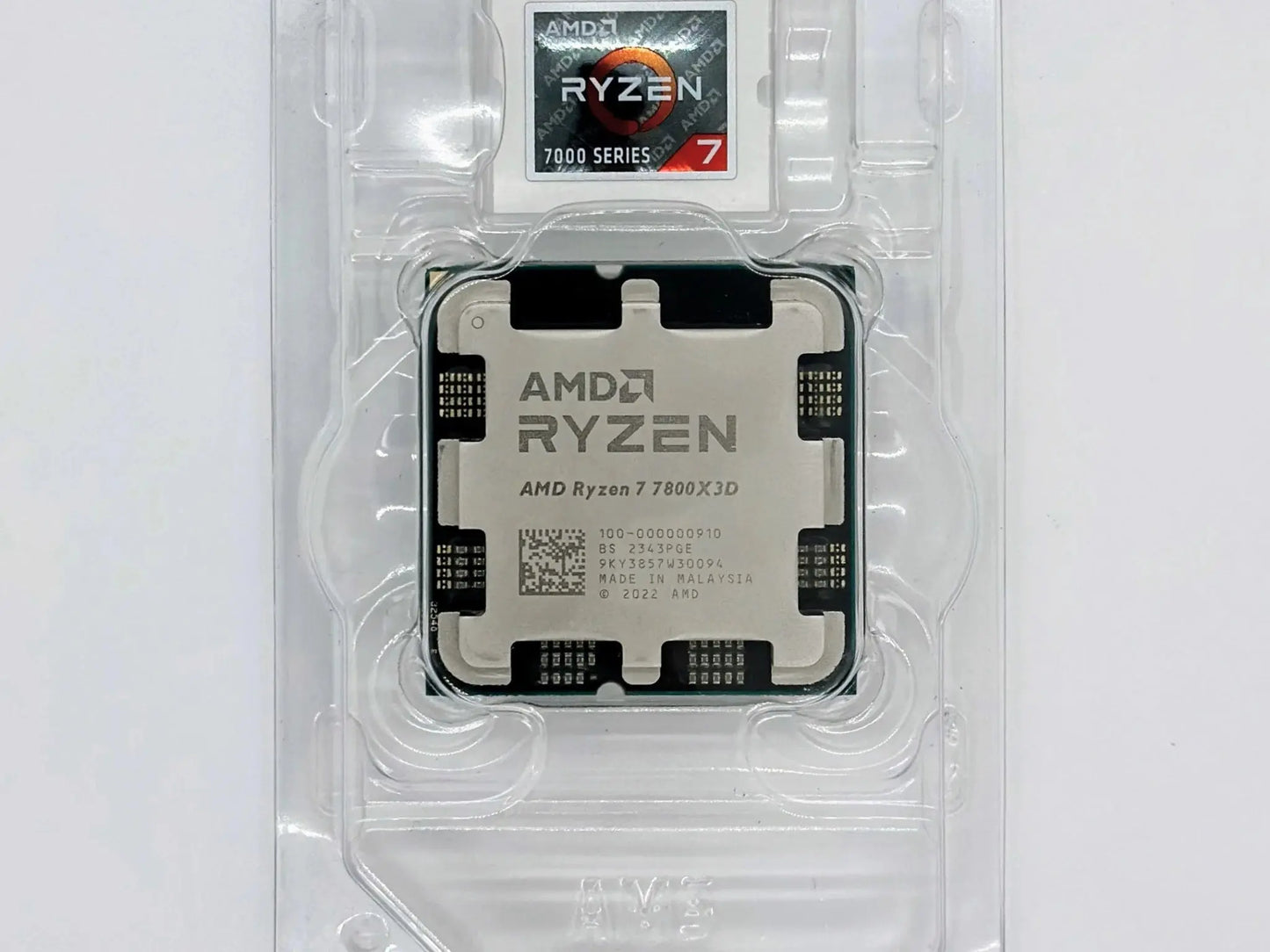 AMD Ryzen 7 7800X3D 4.2GHz Socket AM5 TRAY OEM WITHOUT BOX AMD