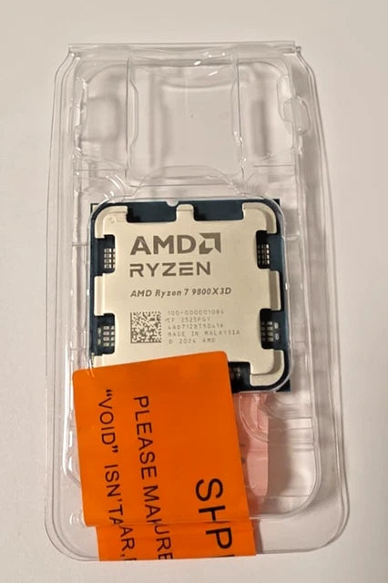 AMD Ryzen 7 9800X3D 4.7GHz Socket AM5 TRAY